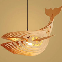 Load image into Gallery viewer, Baleine wood chandelier