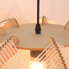 Load image into Gallery viewer, Gent  Wood Chandelier