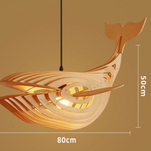 Load image into Gallery viewer, Baleine wood chandelier