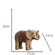 Load image into Gallery viewer, Elephant rattan ornaments