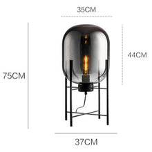 Load image into Gallery viewer, Poli glass lamp