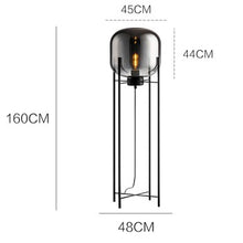 Load image into Gallery viewer, Poli glass lamp
