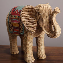 Load image into Gallery viewer, Elephant rattan ornaments