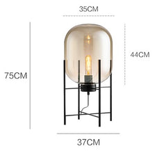 Load image into Gallery viewer, Poli glass lamp