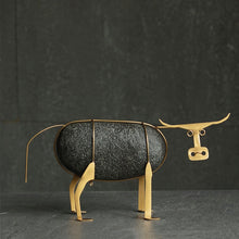 Load image into Gallery viewer, Ox home deco statue