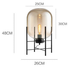 Load image into Gallery viewer, Poli glass lamp