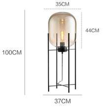 Load image into Gallery viewer, Poli glass lamp