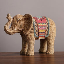 Load image into Gallery viewer, Elephant rattan ornaments