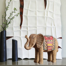 Load image into Gallery viewer, Elephant rattan ornaments