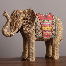 Load image into Gallery viewer, Elephant rattan ornaments