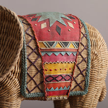 Load image into Gallery viewer, Elephant rattan ornaments