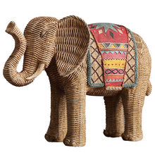 Load image into Gallery viewer, Elephant rattan ornaments