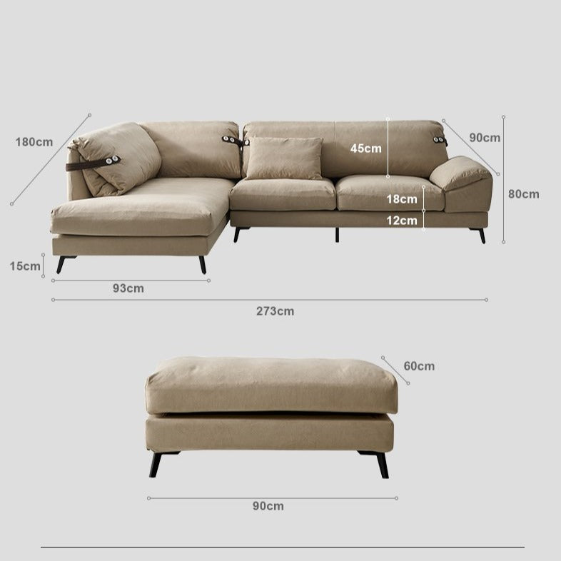 Alvin fabric sofa
