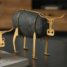 Load image into Gallery viewer, Ox home deco statue