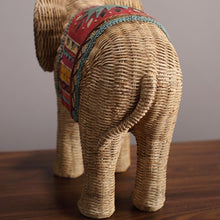 Load image into Gallery viewer, Elephant rattan ornaments