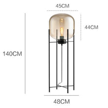 Load image into Gallery viewer, Poli glass lamp