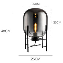 Load image into Gallery viewer, Poli glass lamp