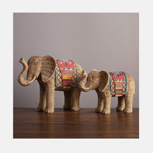 Load image into Gallery viewer, Elephant rattan ornaments