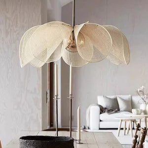 Jeta flower rattan chandelier