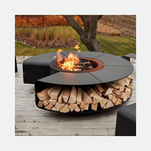 Chasel patio fireplace