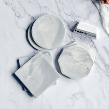 Load image into Gallery viewer, Marble coaster set 4
