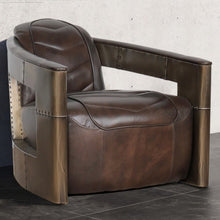 Load image into Gallery viewer, Hunter leather armchair
