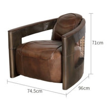 Load image into Gallery viewer, Hunter leather armchair
