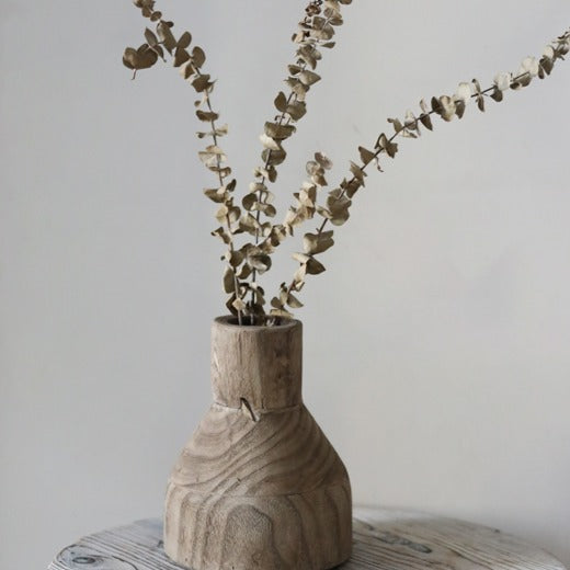 Hudson wood vase