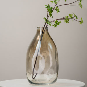 MG glass vase