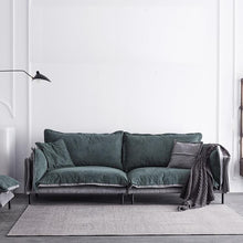 Load image into Gallery viewer, RUOMU dark green sofa
