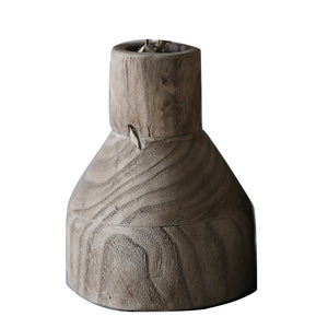 Hudson wood vase