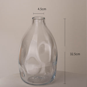 MG glass vase