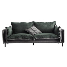 Load image into Gallery viewer, RUOMU dark green sofa
