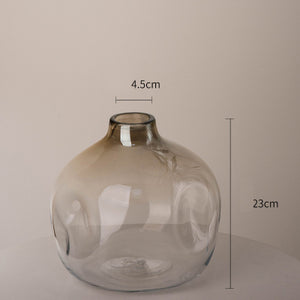 MG glass vase