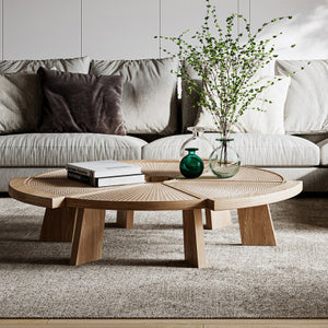 Lam wood coffee table