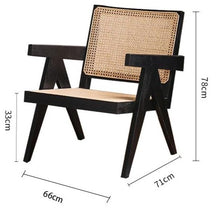 Load image into Gallery viewer, Jona wood rattan chair
