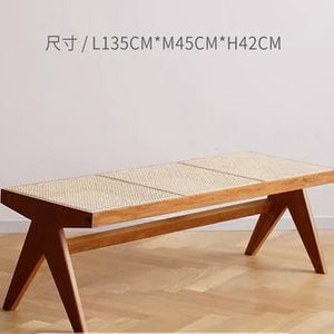 Hardi rattan bench