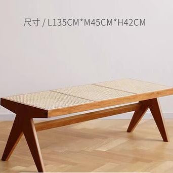 Hardi rattan bench