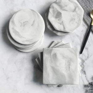 Marble coaster set 4