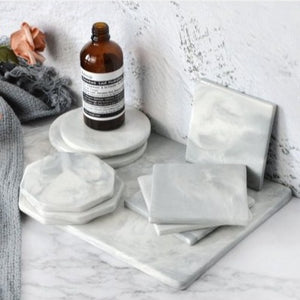 Marble coaster set 4