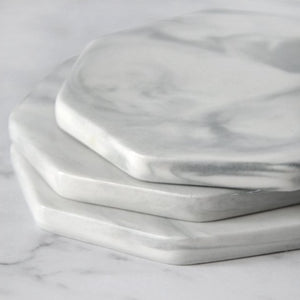 Marble coaster set 4