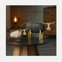 Load image into Gallery viewer, Ox home deco statue
