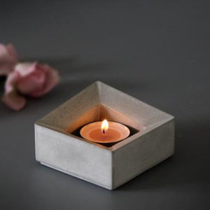 MOY cement candle holder