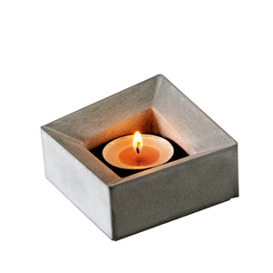 MOY cement candle holder