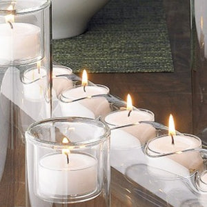 Orlina Glass candle holder