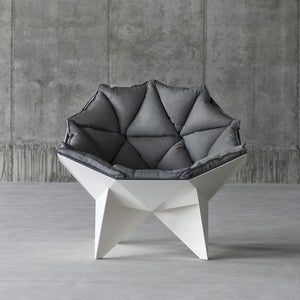 Metal flower chair