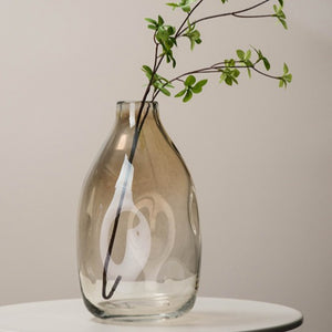 MG glass vase