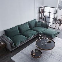 Load image into Gallery viewer, RUOMU dark green sofa
