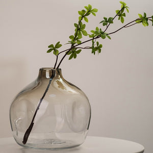 MG glass vase