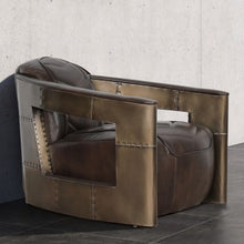 Load image into Gallery viewer, Hunter leather armchair
